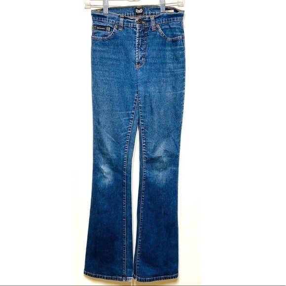 Dolce & Gabbana High Rise Flared Jeans 26 - Picture 2 of 12